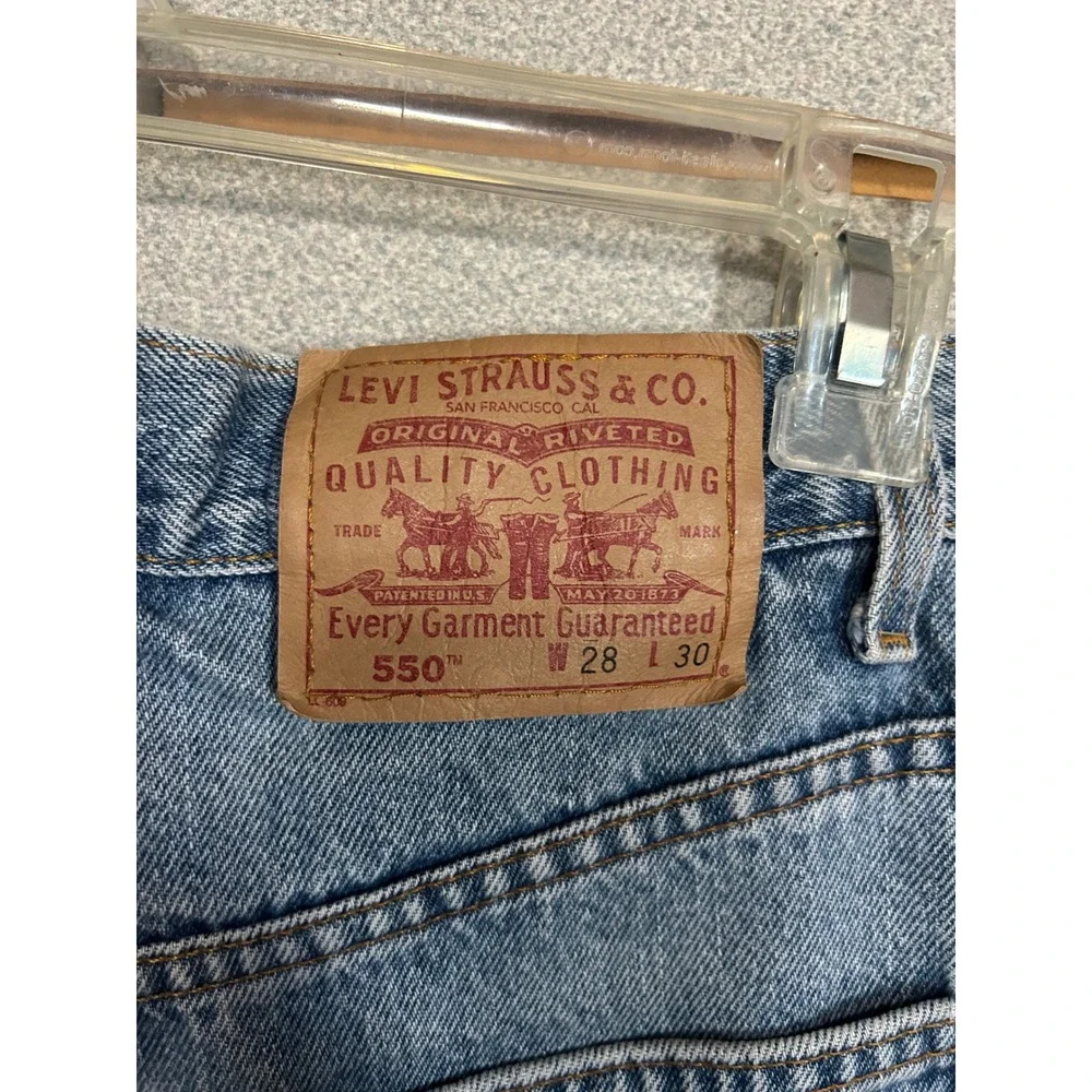 Vintage Levis 550 Relaxed Fit Tapered Leg Jeans Medium Wash Blue 28x30 Canada